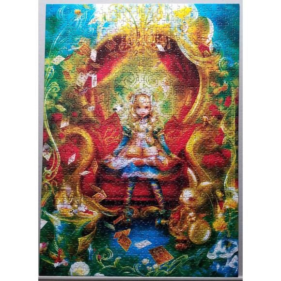 MasterPieces Classic Fairy Tales Tea Party Time 1000 pc Alice In Wonderland - Picture 4 of 6